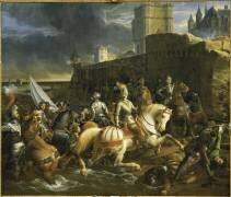 Prise de Calais par François duc de Guise, le 9 janvier 1558 (François Edouard Picot) - Muzeo.com