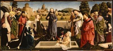 Résurrection de Lazare (Maître de Coetivy) - Muzeo.com
