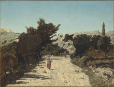 Route de la Gineste près de Marseille (Paul Camille Guigou) - Muzeo.com