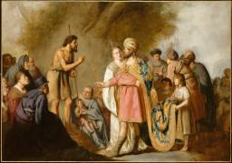 Saint Jean-Baptiste prêchant devant Hérode (Pieter Fransz de Grebber) - Muzeo.com