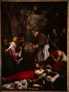 Saint Macaire de Gand secourant les pestiférés (Jacob van Oost the Younger) - Muzeo.com
