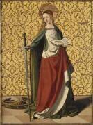 Sainte Catherine d'Alexandrie (Josse Lieferinxe) - Muzeo.com