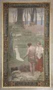 Sainte Geneviève enfant en prière (Pierre Puvis de Chavannes) - Muzeo.com