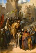 Saint-Jean d'Acre remise à Philippe-Auguste et à Richard Coeur-de-Lion, le 13 juillet 1191 (Merry-Joseph Blondel) - Muzeo.com