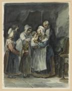 Scène de famille (Nicolas-Toussaint Charlet) - Muzeo.com
