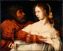Tarquin et Lucrèce (Jan Massys (entourage de)) - Muzeo.com