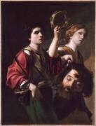 Triomphe de David sur Goliath (Bartholomeo Manfredi) - Muzeo.com