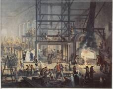 Une démonstration à la fonderie de Douai vers 1770 (Johann Julius Heinsius) - Muzeo.com