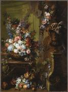 Vase d'or, fleurs et fruits (Jean-Baptiste Belin de...) - Muzeo.com