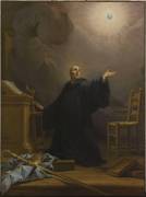 Vision de saint Benoît (Jean II Restout) - Muzeo.com