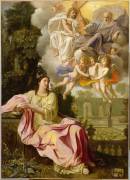 Vision de Sainte Catherine (Noël-Nicolas Coypel) - Muzeo.com