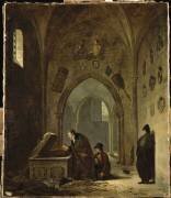 Vivant Denon remettant dans leurs tombeaux les restes du Cid et de Chimène (Adolphe Roehn) - Muzeo.com