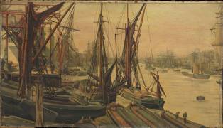 Vue de la Tamise à Londres (Edwin Edwards) - Muzeo.com