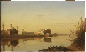 Vue du Nil de Basse-Egypte (Prosper Marilhat) - Muzeo.com