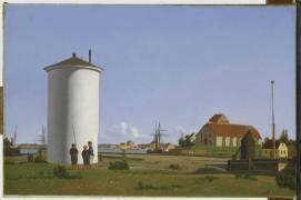 Vue du Port de Korsor (Nils Dahl) - Muzeo.com