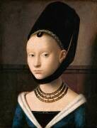 Portrait of a young lady (Petrus Christus) - Muzeo.com
