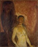 Self Portrait in Hell (Edvard Munch) - Muzeo.com