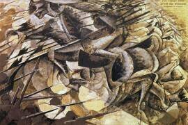 La charge des lancier (Umberto Boccioni) - Muzeo.com