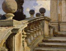 A Balustrade (John Singer Sargent) - Muzeo.com