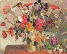 A Bouquet of Flowers (Jacqueline Marval) - Muzeo.com