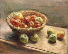 A Bowl of Apples (Claude Monet) - Muzeo.com