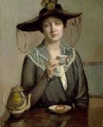 A Cup of Tea (Lilla Cabot Perry) - Muzeo.com