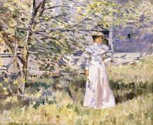 A Normandy Garden (Theodore Robinson) - Muzeo.com