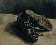 A pair of shoes (Vincent van Gogh) - Muzeo.com
