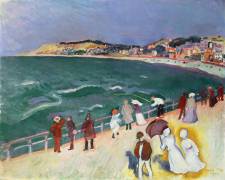 A Promenade on the Jetty (Raoul Dufy) - Muzeo.com