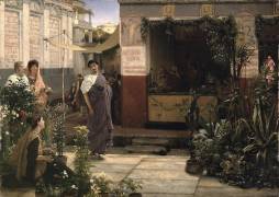 A Roman Flower Market (Lawrence Alma-Tadema) - Muzeo.com