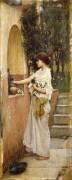 A Roman Offering (John William Waterhouse) - Muzeo.com