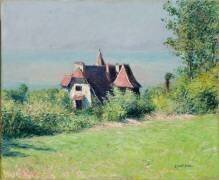 A Villa at Trouville (Gustave Caillebotte) - Muzeo.com