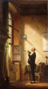 A Writer Sharpening his Quill (Carl Spitzweg) - Muzeo.com