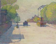Adelaide Road in Sunlight (Robert Polhill Bevan) - Muzeo.com