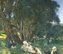Albanian Olive Gatherers (John Singer Sargent) - Muzeo.com