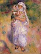 Algerian Woman and Child (Auguste Renoir) - Muzeo.com