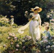 Among the Laurel Blossoms (Charles Courtney Curran) - Muzeo.com