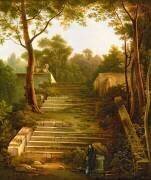 An Artist within the Ruins of an Italian Garden (Charles de Chatillon) - Muzeo.com