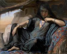 An Egyptian Pot Seller at Gizeh (Elisabeth Jerichau Baumann) - Muzeo.com