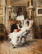An Elegant Lady Holding a Fan (Giovanni Boldini) - Muzeo.com