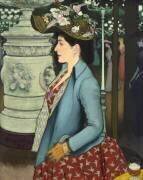 An elegant woman at the Élysée Montmartre (Louis Anquetin) - Muzeo.com