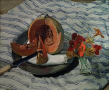 An open melon on a napkin (Félix Vallotton) - Muzeo.com