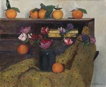 Anemones and Oranges (Félix Vallotton) - Muzeo.com