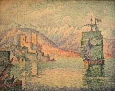 Antibes in the evening of 1914 (Paul Signac) - Muzeo.com