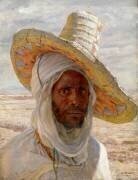 Arabe au grand chapeau (Etienne Dinet) - Muzeo.com