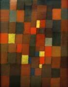 Architecture rouge jaune bleu (Paul Klee) - Muzeo.com