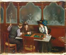 At the Cafe (Jean Béraud) - Muzeo.com