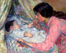 At The Cradle (Nicolas Tarkhoff) - Muzeo.com