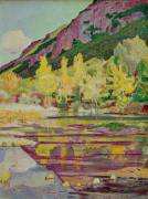 At the Foot of Petit Salève (Ferdinand Hodler) - Muzeo.com