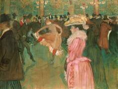 At the Moulin Rouge: The Dance (Henri de Toulouse-Lautrec) - Muzeo.com